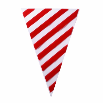 Christmas Disposable Icing Piping Bags - Candy Cane (12pc)